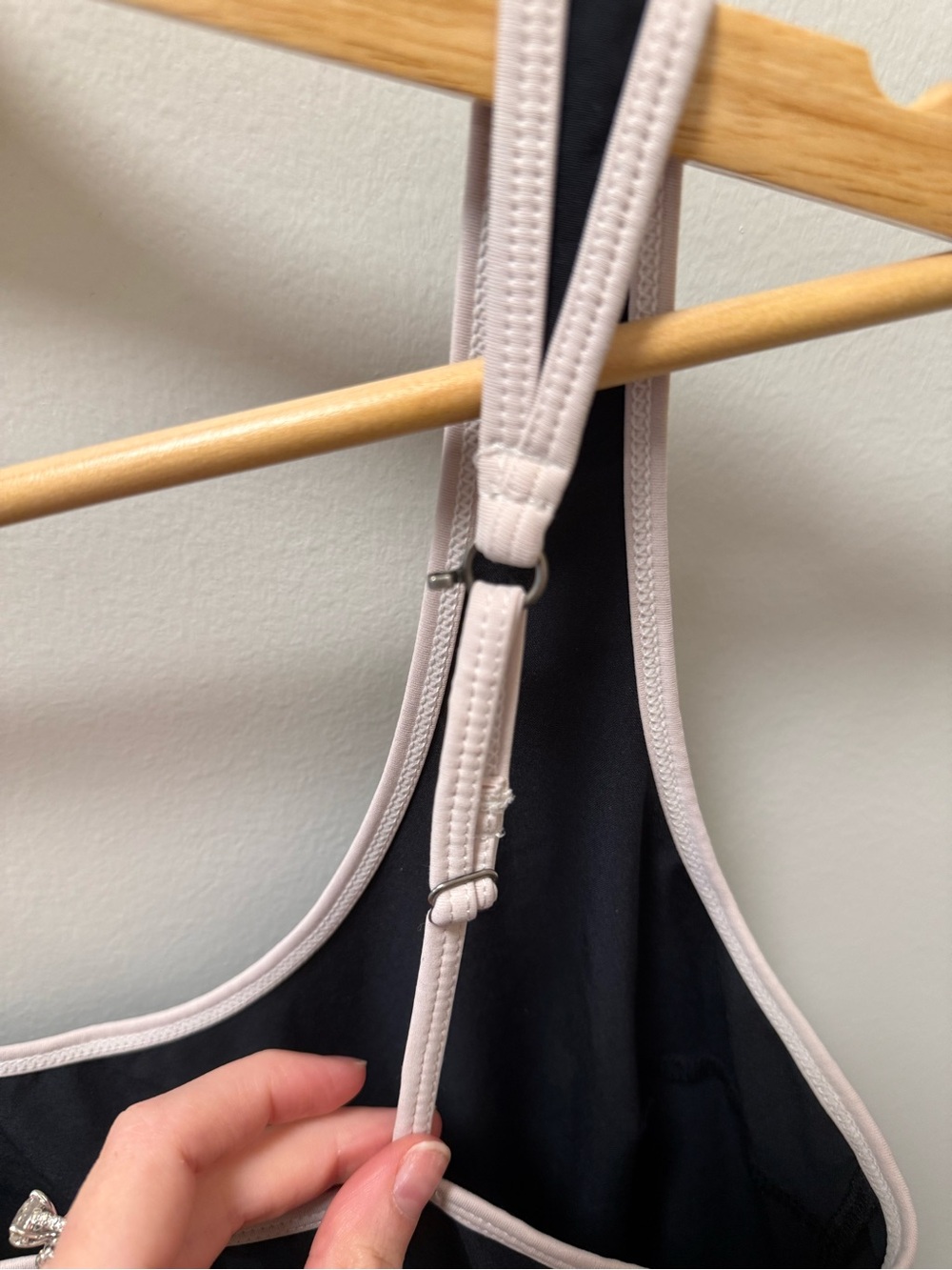Abercrombie & Fitch YPB Black Romper with White Trim Worn Once - Picture 6 of 6